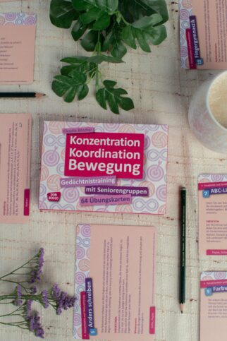 Konzentration, Koordination, Bewegung: Kartenset für Seniorengruppen