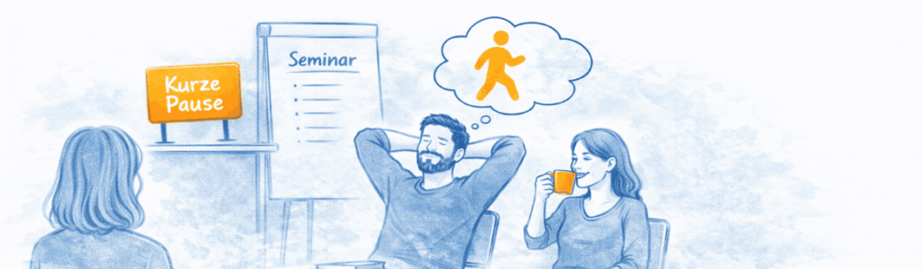 Pausen in Seminar und Unterricht sinnvoll nutzen