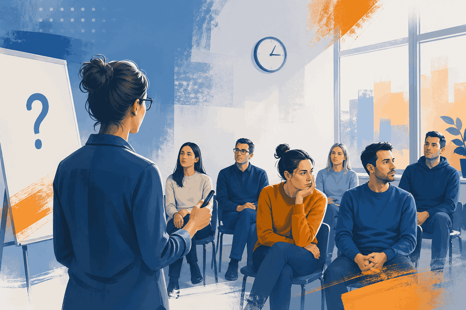 Warum am Anfang in Unterricht und Seminar oft niemand reagiert