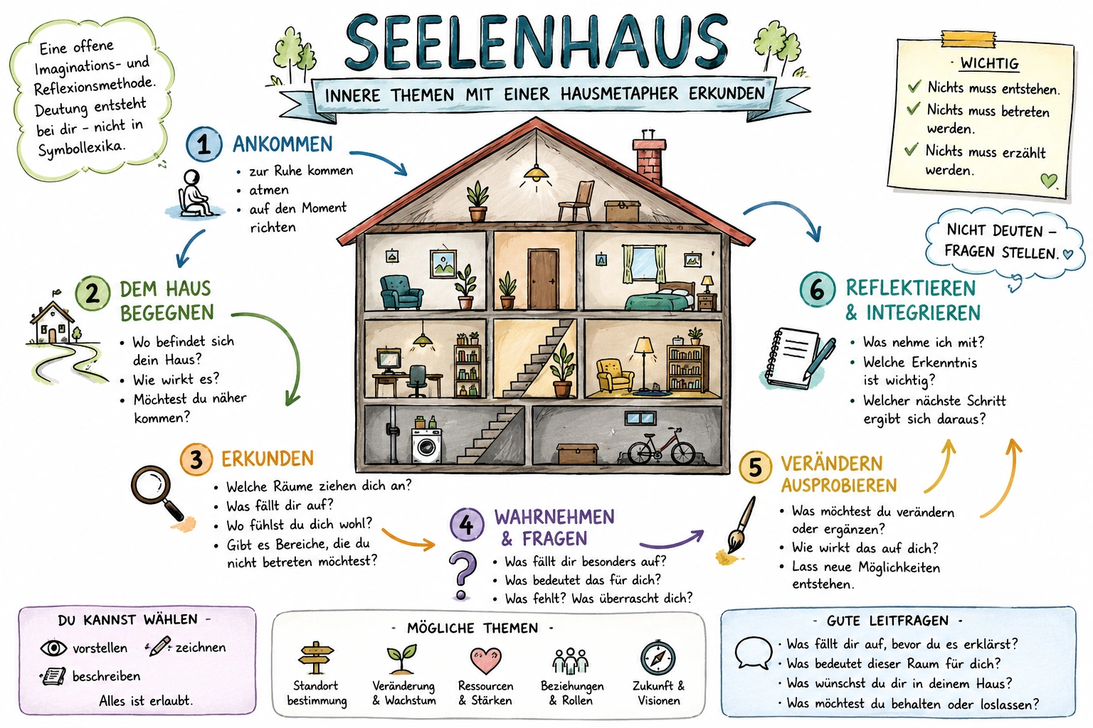 Seelenhaus Skizze