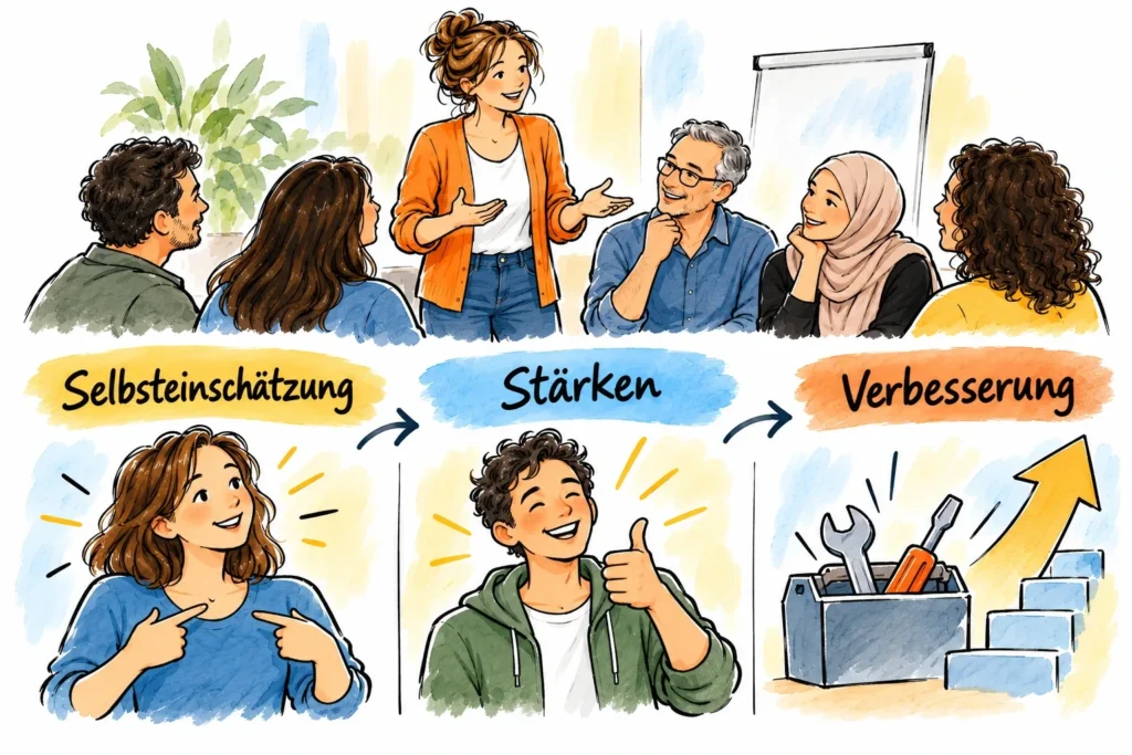 Selbsteinschätzung zuerst